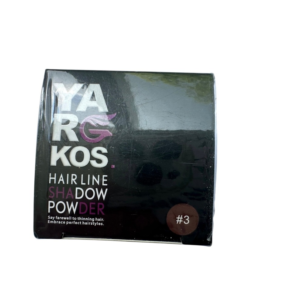 Yargkos‎ Hair Line Shadow Powder Thinning Hair Scalp Coverage #3 Brown